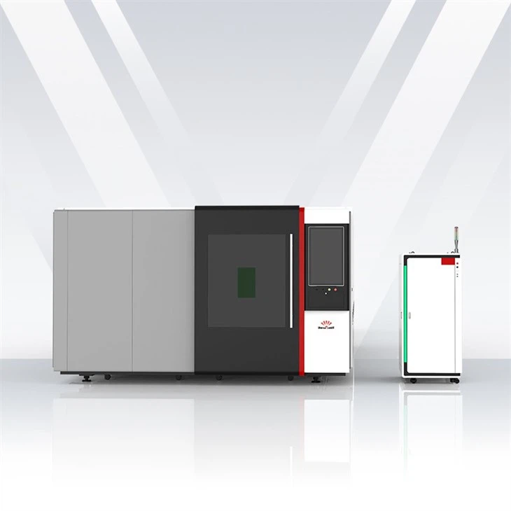 high power dual platform fiber laser cutter